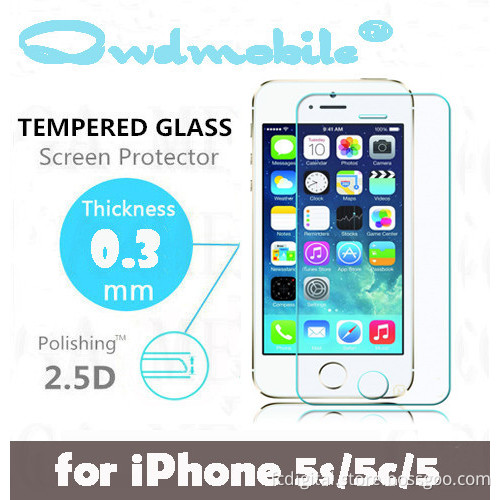 QWD factory price Full screen Size Tempered Glass Screen Protector with Silk Printing